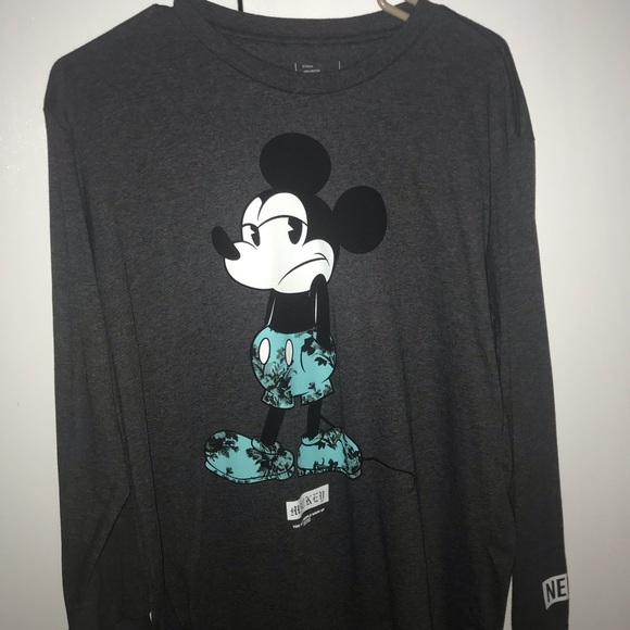 Mickey Mouse black long sleeve shirt - Picture 3 of 5